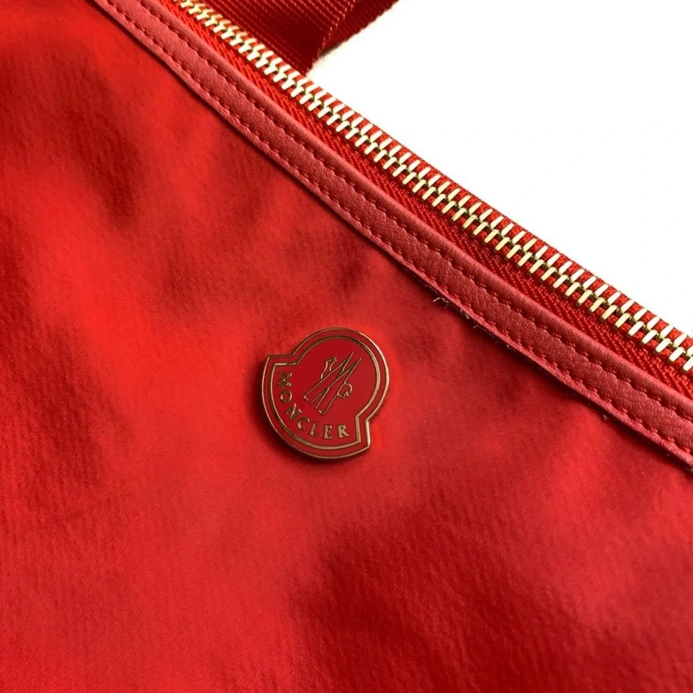 Vintage Moncler Red Nylon Cross Body Bag - Picture 6 of 6